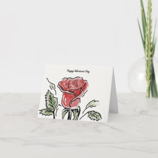 Personalisierte Valentinstagskarte Feiertagskarte