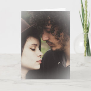 Personalisierte Valentinstagskarte mit Paarfoto Karte