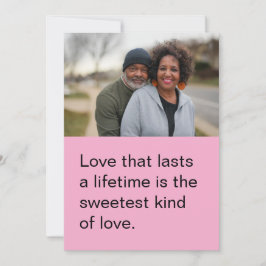 Personalisierte Valentintagskarte Feiertagskarte