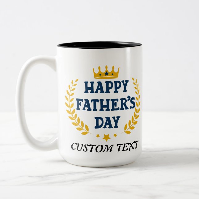PERSONALISIERTE VATER DAY TASSE (Links)