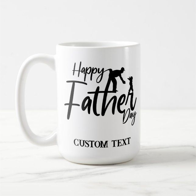 PERSONALISIERTE VATER DAY TASSE (Links)
