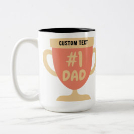 PERSONALISIERTE VATER DAY TASSE