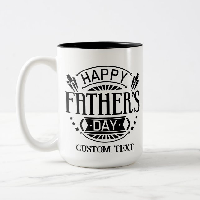 PERSONALISIERTE VATER DAY TASSE (Links)