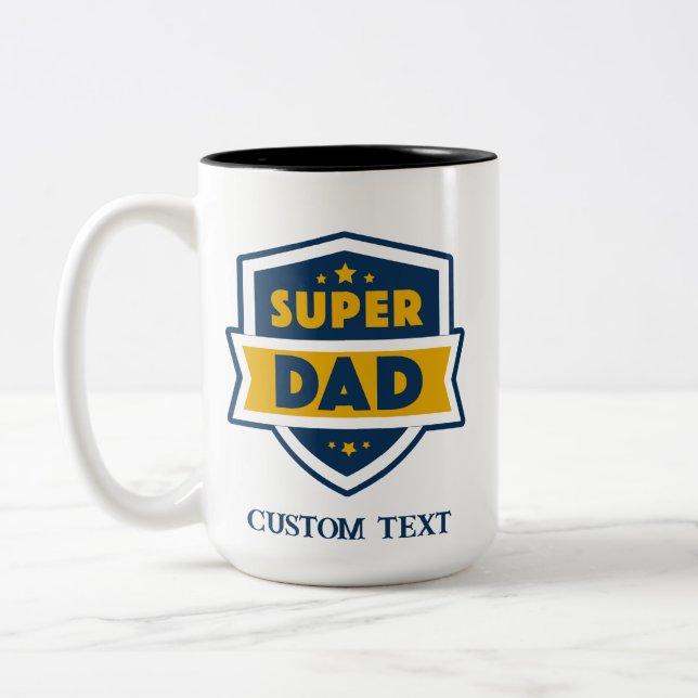 PERSONALISIERTE VATER DAY TASSE (Links)