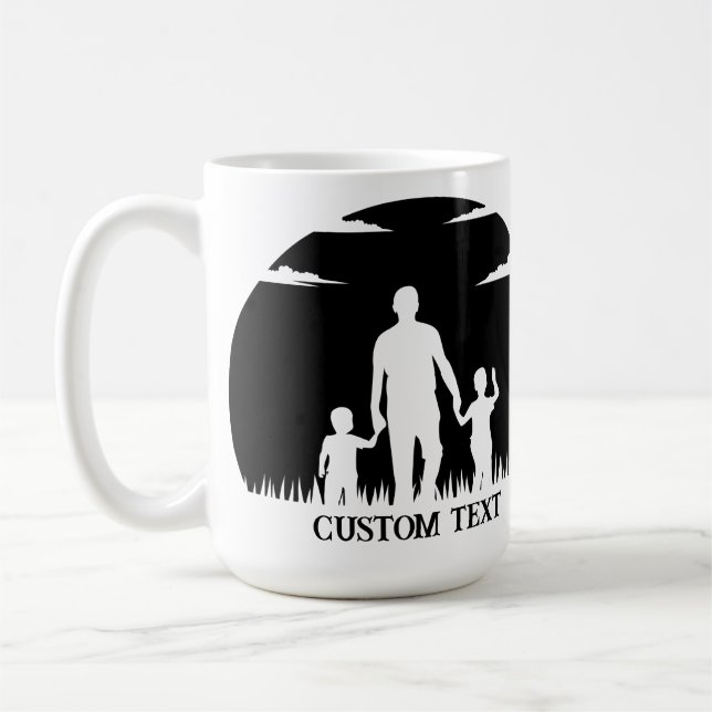 PERSONALISIERTE VATER DAY TASSE (Links)