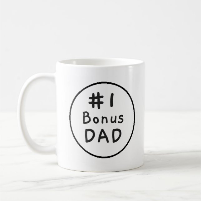 Personalisierte Vater-Tasse der Prämien-#1 Kaffeetasse (Links)
