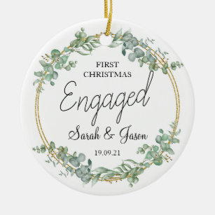 Personalisierte Verlobte Ornamente - Verlobung