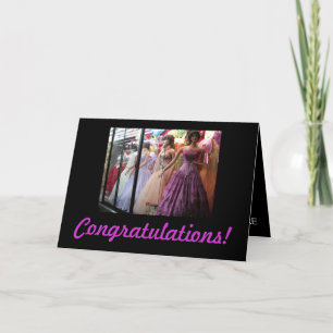 Personalisierte Verlobung Karte