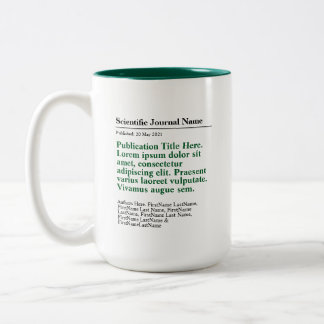 Personalisierte Veröffentlichung Zwei-Tone-Tasse 1 Zweifarbige Tasse