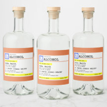 Personalisierte Verschreibung Humorer Alkohol