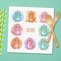 Personalisierte verspielte Babydrachen
