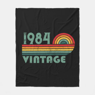 Personalisierte vierzig Vintage 40. Geburtstagsfei Fleecedecke