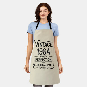 Personalisierte vierzig Vintage 40. Geburtstagsfei Schürze