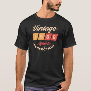 Personalisierte vierzig Vintage 40. Geburtstagsfei T-Shirt