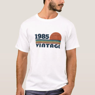 Personalisierte vierzig Vintage 40. Geburtstagsfei T-Shirt