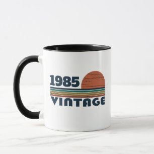 Personalisierte vierzig Vintage 40. Geburtstagsfei Tasse