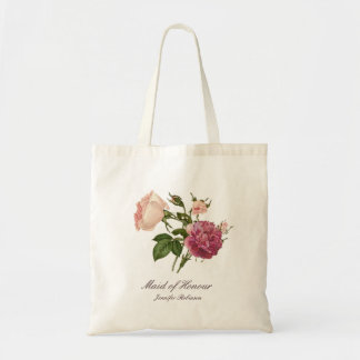 Personalisierte viktorianische botanische tragetasche