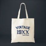 Personalisierte Vintag 19XX limitierte Edition Tragetasche<br><div class="desc">Personalisierte Vintag 19XX limitierte Edition</div>