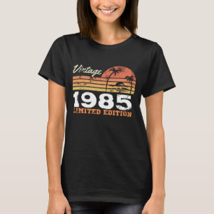 Personalisierte Vintage 1985 limitierte Auflage T-Shirt