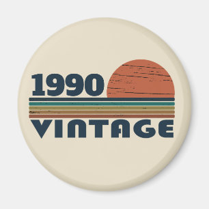 Personalisierte Vintage 35. Geburtstagsparty Magnet