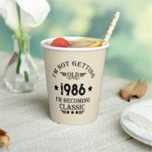 Personalisierte Vintage 35. Geburtstagsparty