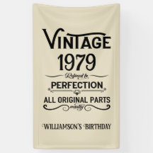 Personalisierte Vintage 45. Geburtstagsgeschenke s