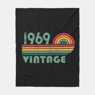 Personalisierte Vintage 55. Geburtstagsgeschenke Fleecedecke