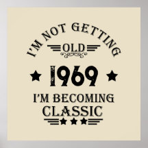 Personalisierte Vintage 55. Geburtstagsparty