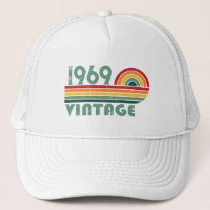 Personalisierte Vintage 55. Geburtstagsparty Truckerkappe