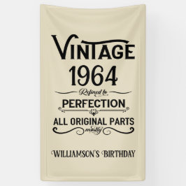 Personalisierte Vintage 60. Geburtstagsgeschenke s Banner