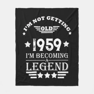 Personalisierte Vintage 65. Geburtstagsgeschenke Fleecedecke