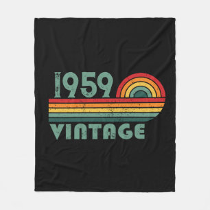 Personalisierte Vintage 65. Geburtstagsgeschenke Fleecedecke