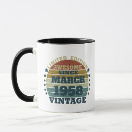 Personalisierte Vintage 65. Geburtstagsgeschenke Tasse