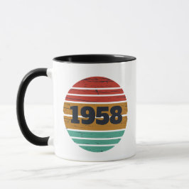 Personalisierte Vintage 65. Geburtstagsgeschenke Tasse