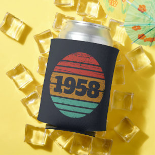 Personalisierte Vintage 65. Geburtstagsparty Dosenkühler