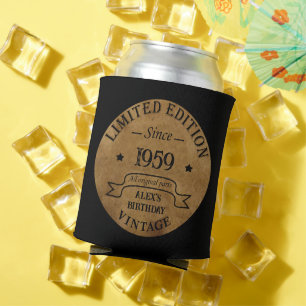 Personalisierte Vintage 65. Geburtstagsparty Dosenkühler