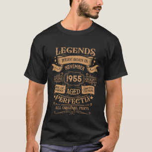 Personalisierte Vintage 70. Legende Geburtstagsges T-Shirt