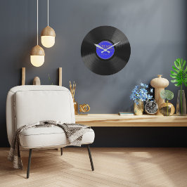 Personalisierte Vintage 78-Record-Wall-Uhr Große Wanduhr