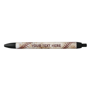 Personalisierte Vintage-Baseball-Stifte BULK-Rabat Kugelschreiber