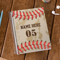 Personalisierte Vintage Baseballnummer Retro