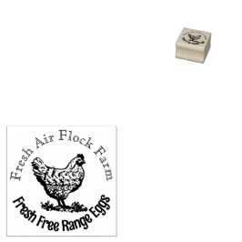 Personalisierte Vintage Ei-Briefmarke Gummistempel