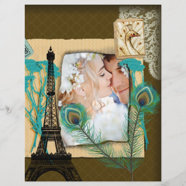 Personalisierte Vintage FotoCollage (Vorderseite)