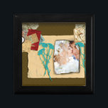 Personalisierte Vintage FotoCollage Erinnerungskiste<br><div class="desc">Personalisierte Vintage FotoCollage</div>
