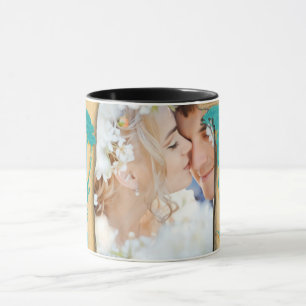 Personalisierte Vintage FotoCollage Tasse