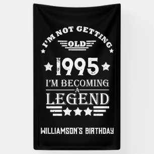 Personalisierte Vintage Geburtstagsgeschenke Banner