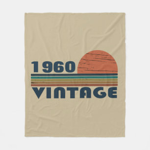 Personalisierte Vintage Geburtstagsgeschenke Fleecedecke