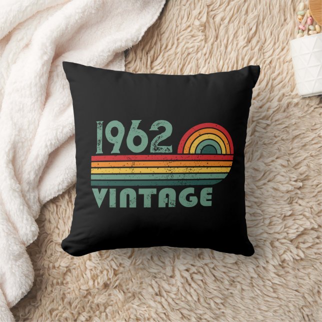 Personalisierte Vintage Geburtstagsgeschenke Kissen (Decke)