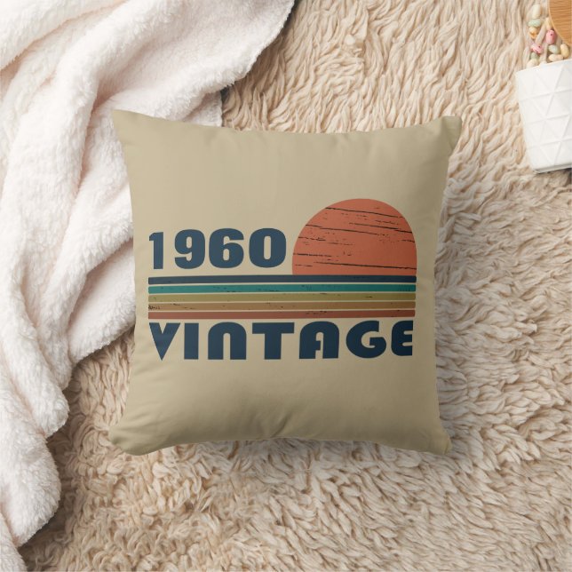 Personalisierte Vintage Geburtstagsgeschenke Kissen (Decke)