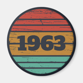 Personalisierte Vintage Geburtstagsgeschenke Magnet