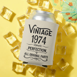 Personalisierte Vintage Geburtstagsgeschenke schwa Dosenkühler